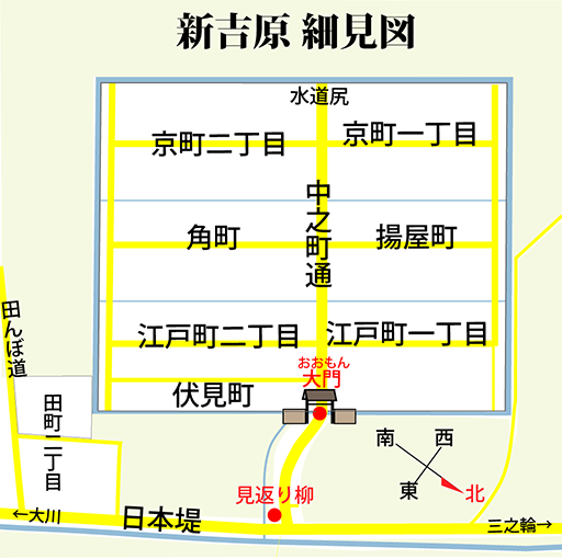 新吉原概要図